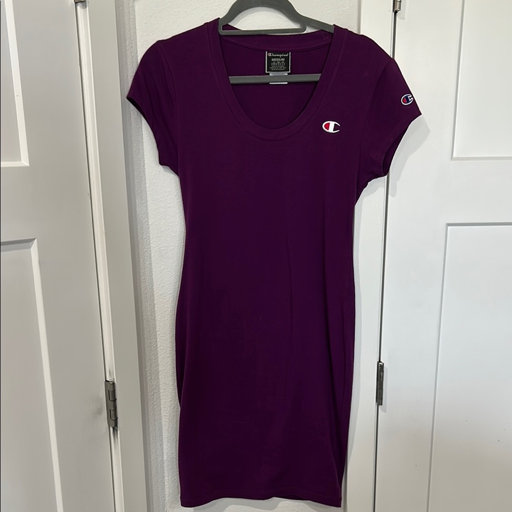 Champion women’s plum Purple Casual Dress sporty namebrand
